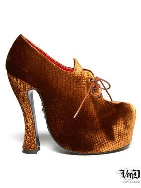 Kat Von D shoes, Natacha I, Caramel, Size 10